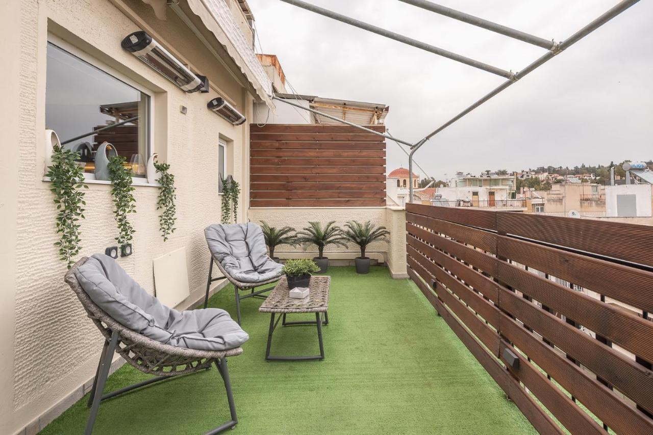 Petralona Stylish Penthouse Daire Atina Dış mekan fotoğraf